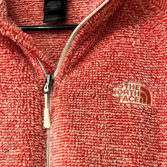 The North Face Osito Striped Fleece Fuzzy Zip Up Jacket Size XL - Picture 4 of 13